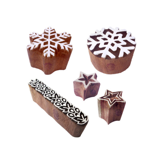 Star Wooden Stamps - Set