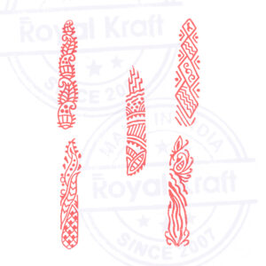 Border Wooden Stamps - Set