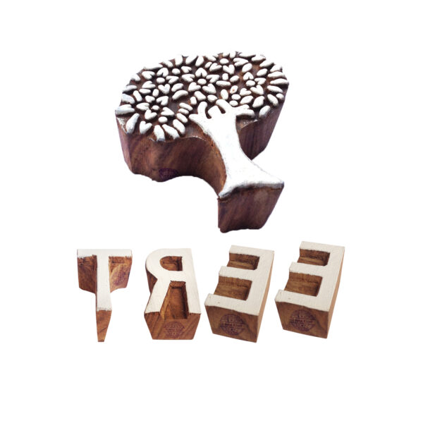 Educational Wooden Stamps - Set