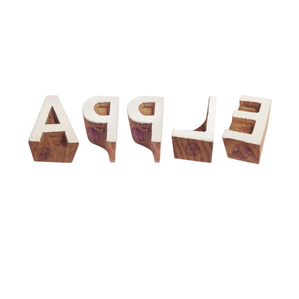 Educational Wooden Stamps - Set
