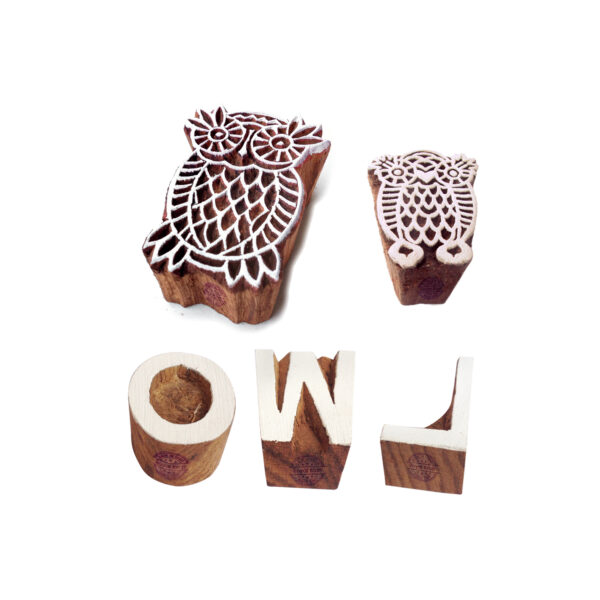 Educational Wooden Stamps - Set