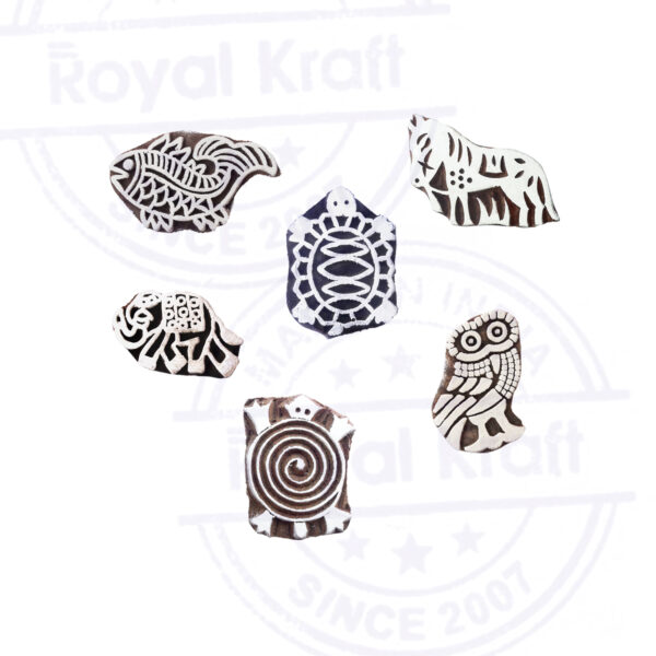 Animal Wooden Stamps - Set