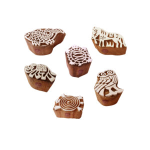 Animal Wooden Stamps - Set