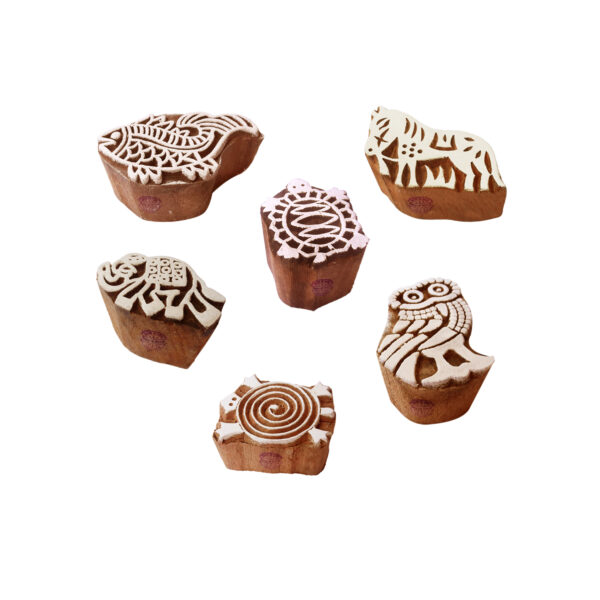 Animal Wooden Stamps - Set