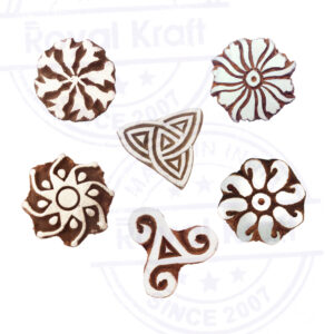 Round Wooden Stamps - Set