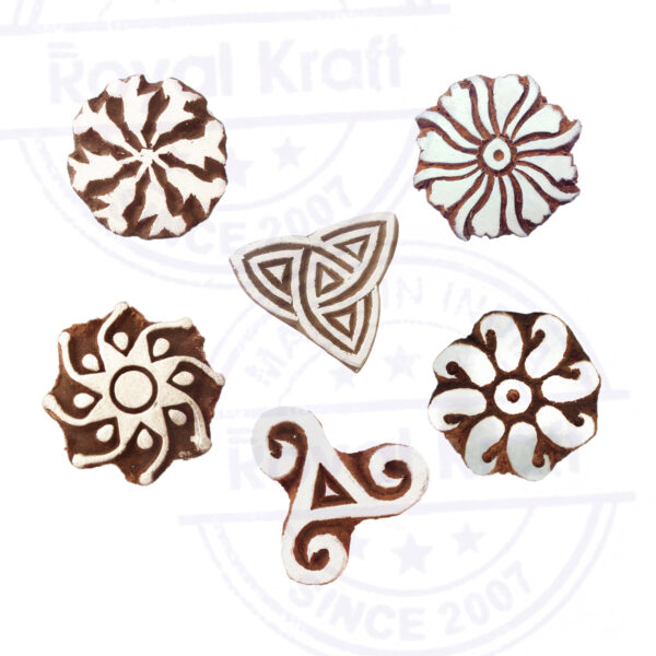 Round Wooden Stamps - Set