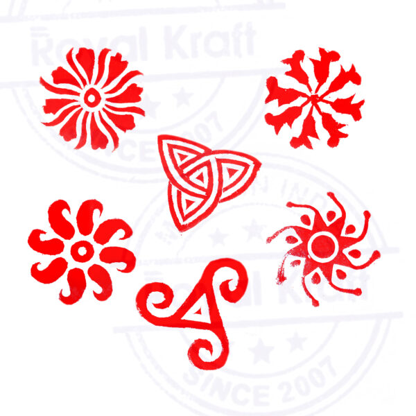 Round Wooden Stamps - Set