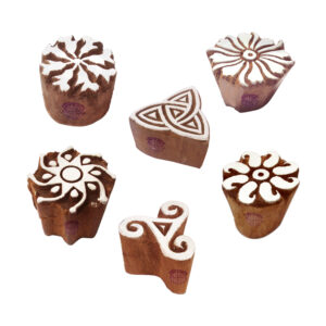 Round Wooden Stamps - Set