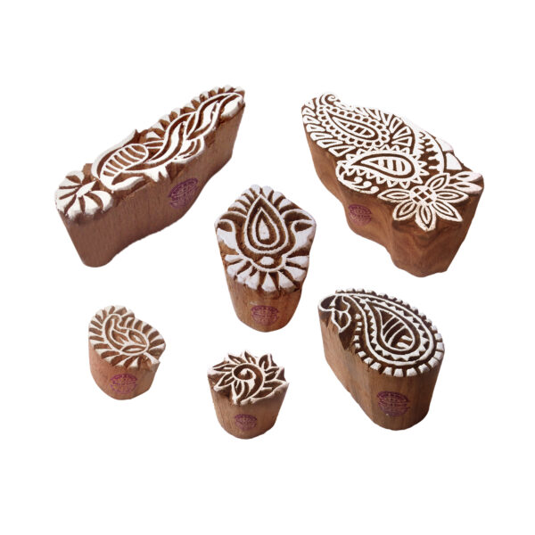 Paisley Wooden Stamps - Set