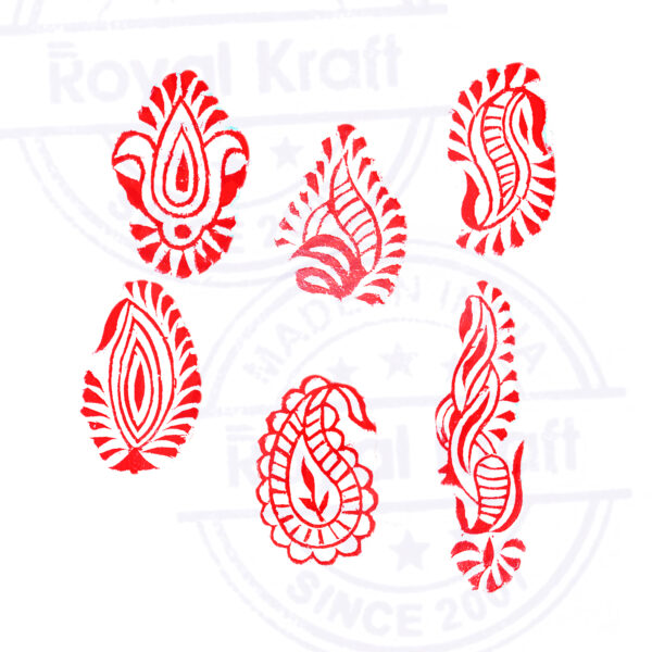 Paisley Wooden Stamps - Set