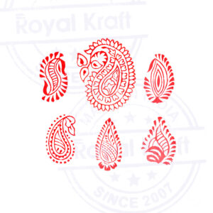 Paisley Wooden Stamps - Set