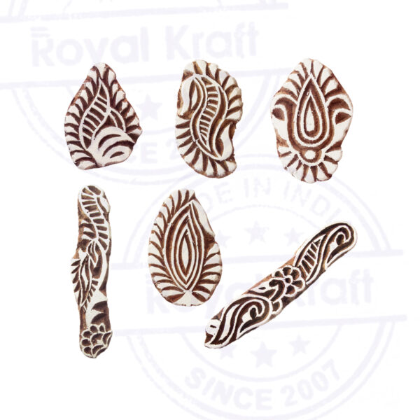 Paisley Wooden Stamps - Set