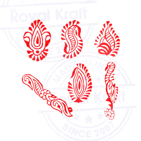 Paisley Wooden Stamps - Set