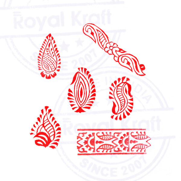 Paisley Wooden Stamps - Set