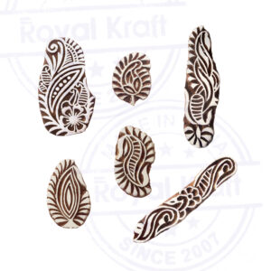 Paisley Wooden Stamps - Set