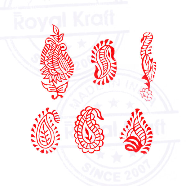Paisley Wooden Stamps - Set