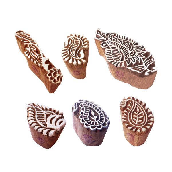Paisley Wooden Stamps - Set