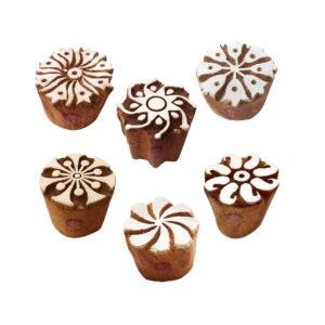 Round Wooden Stamps - Set