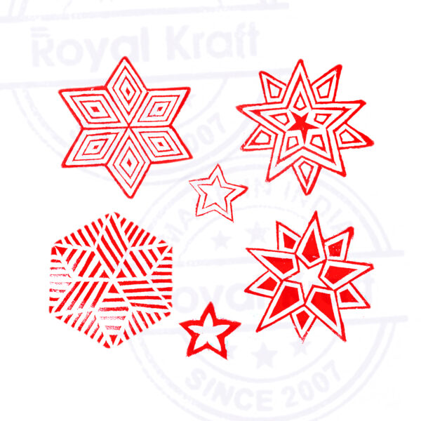 Star Wooden Stamps - Set