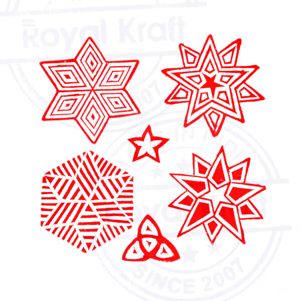 Star Wooden Stamps - Set