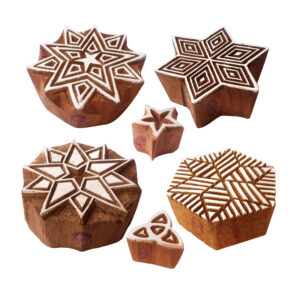 Star Wooden Stamps - Set