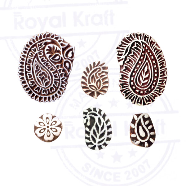 Paisley Wooden Stamps - Set