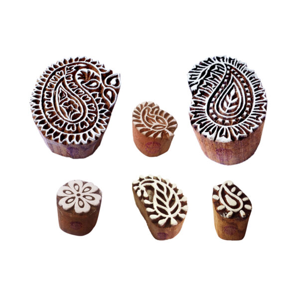Paisley Wooden Stamps - Set