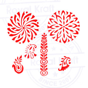 Round Wooden Stamps - Set