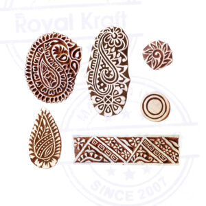Paisley Wooden Stamps - Set