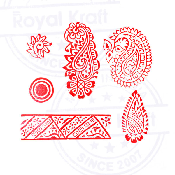 Paisley Wooden Stamps - Set