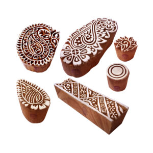 Paisley Wooden Stamps - Set