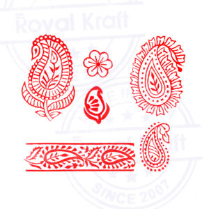Paisley Wooden Stamps - Set