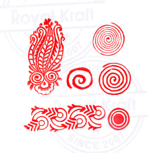 Round Wooden Stamps - Set