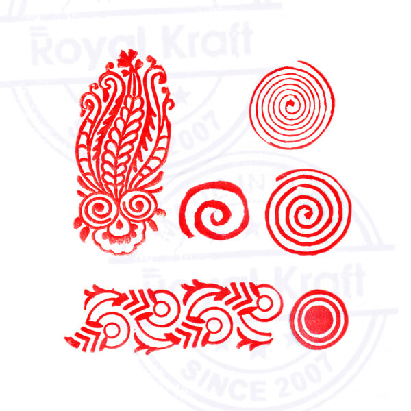 Round Wooden Stamps - Set