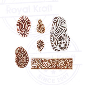Paisley Wooden Stamps - Set