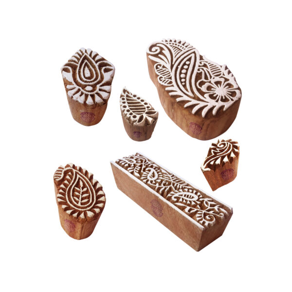 Paisley Wooden Stamps - Set