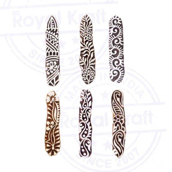 Border Wooden Stamps - Set