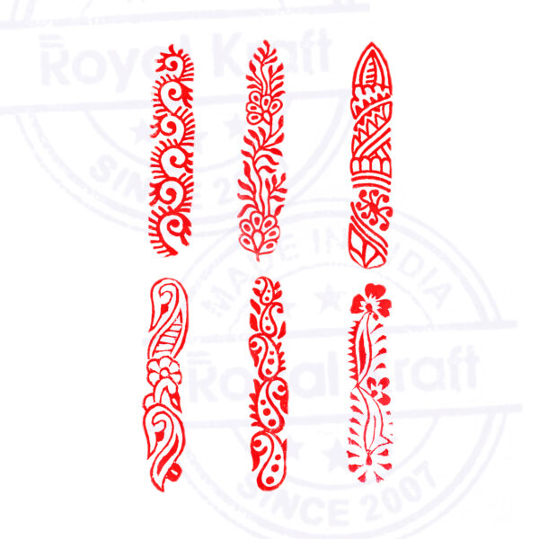 Border Wooden Stamps - Set