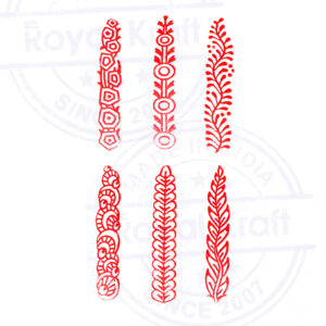 Border Wooden Stamps - Set