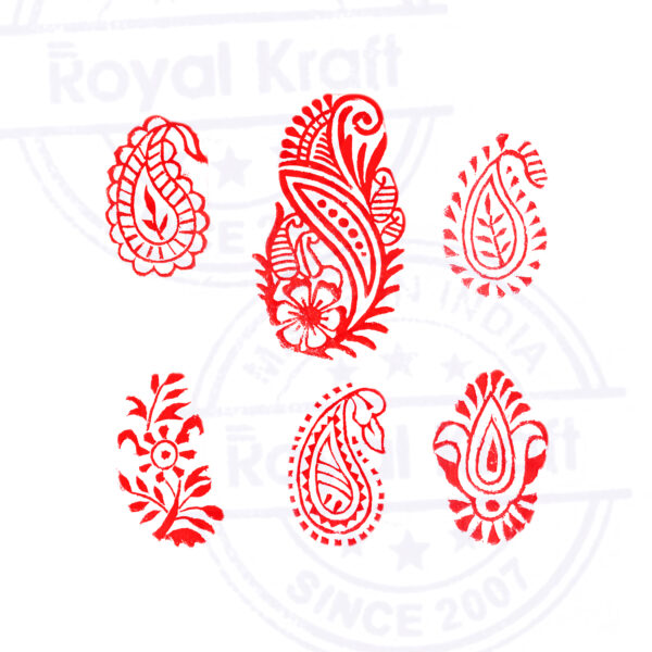Paisley Wooden Stamps - Set
