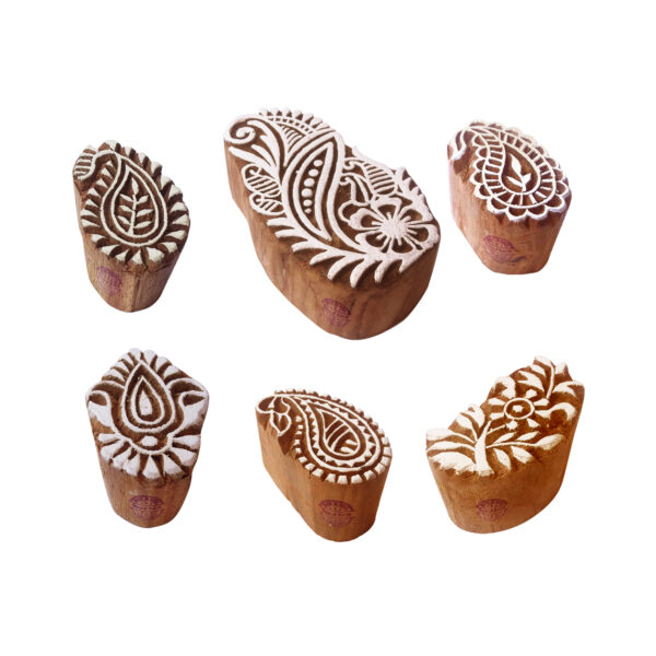 Paisley Wooden Stamps - Set