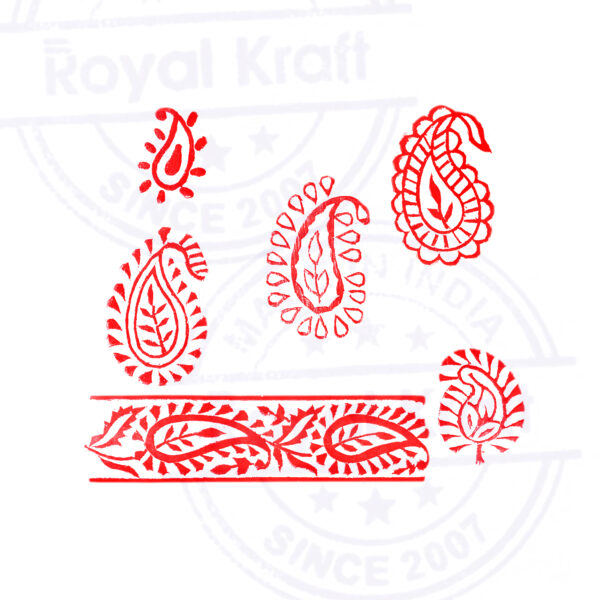 Paisley Wooden Stamps - Set