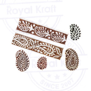 Paisley Wooden Stamps - Set