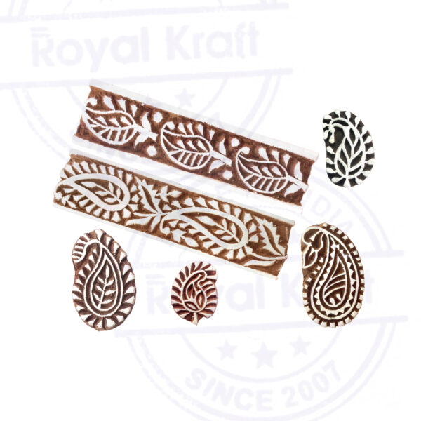 Paisley Wooden Stamps - Set