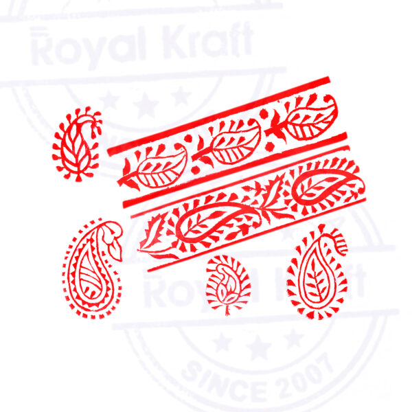 Paisley Wooden Stamps - Set