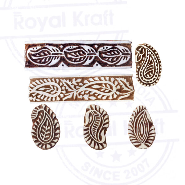 Paisley Wooden Stamps - Set
