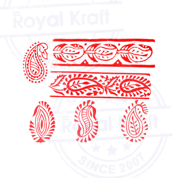 Paisley Wooden Stamps - Set