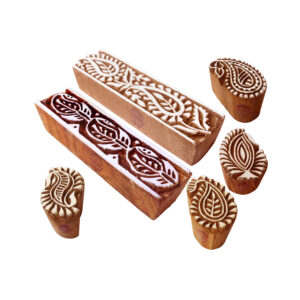 Paisley Wooden Stamps - Set