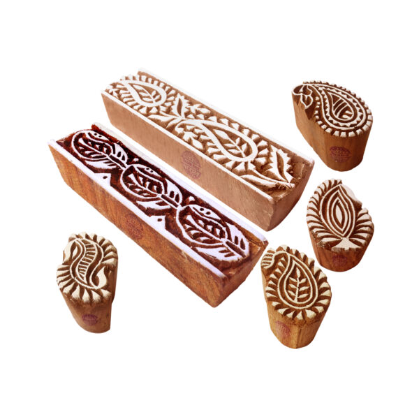 Paisley Wooden Stamps - Set