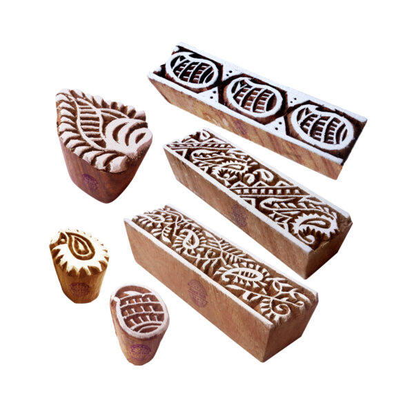Paisley Wooden Stamps - Set